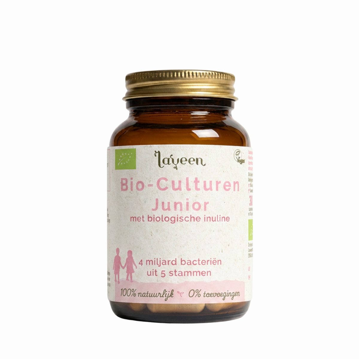Bio-culturen Junior - Biologische probiotica voor kinderen - 30 capsules