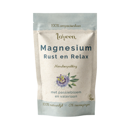 Magnesium Rust & Relax Navulverpakking - Multivitamine magnesiumsupplement - 30 capsules