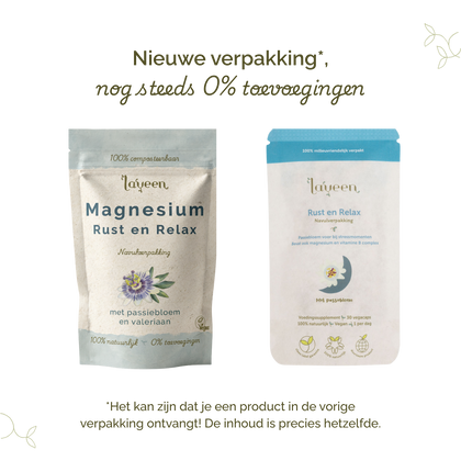 Magnesium Rust & Relax Navulverpakking - Multivitamine magnesiumsupplement - 30 capsules