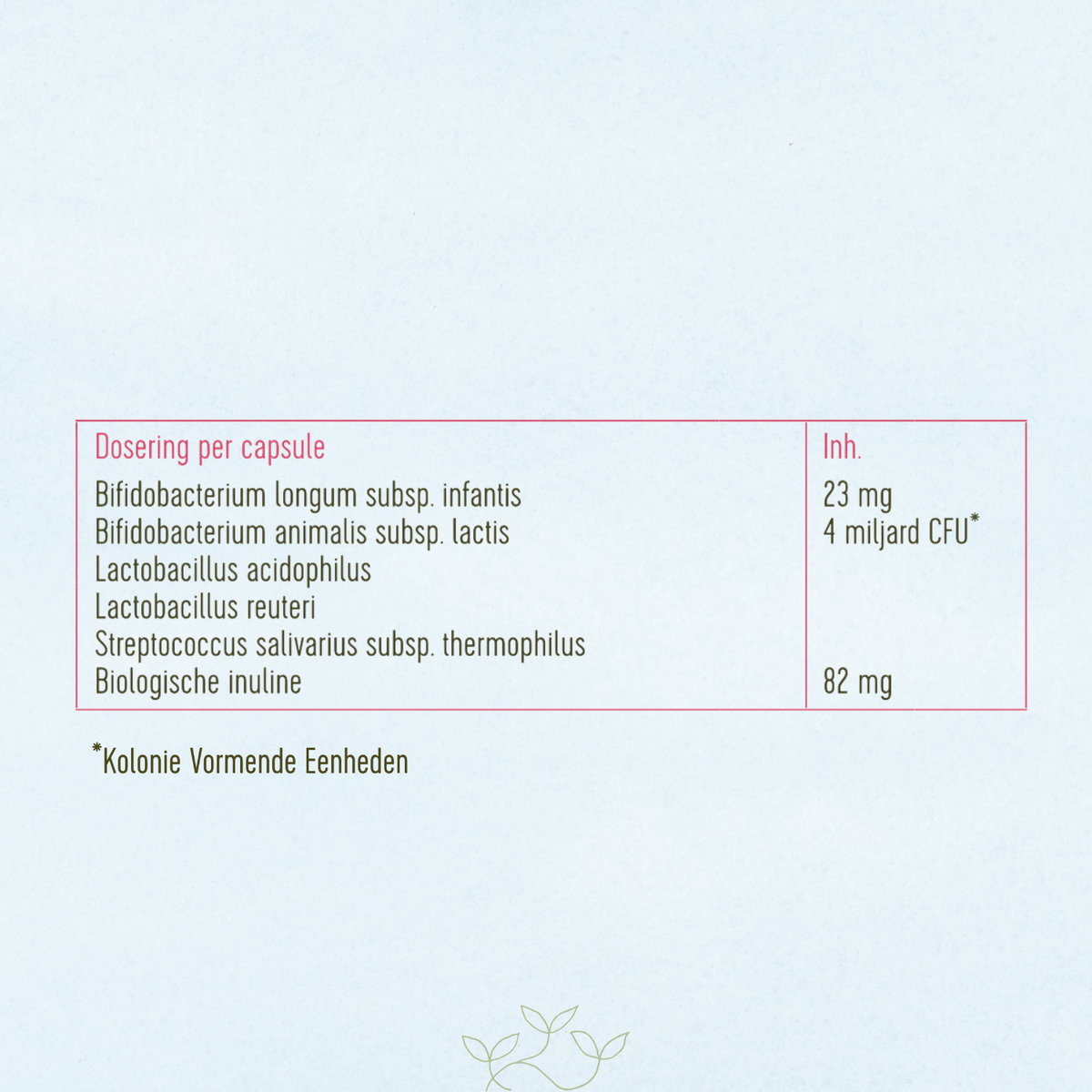 Bio-culturen Junior - Biologische probiotica voor kinderen - 30 capsules