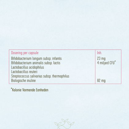 Bio-culturen Junior - Biologische probiotica voor kinderen - 30 capsules