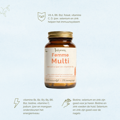 Femme Multi - Multivitamine voor vrouwen - 60 capsules