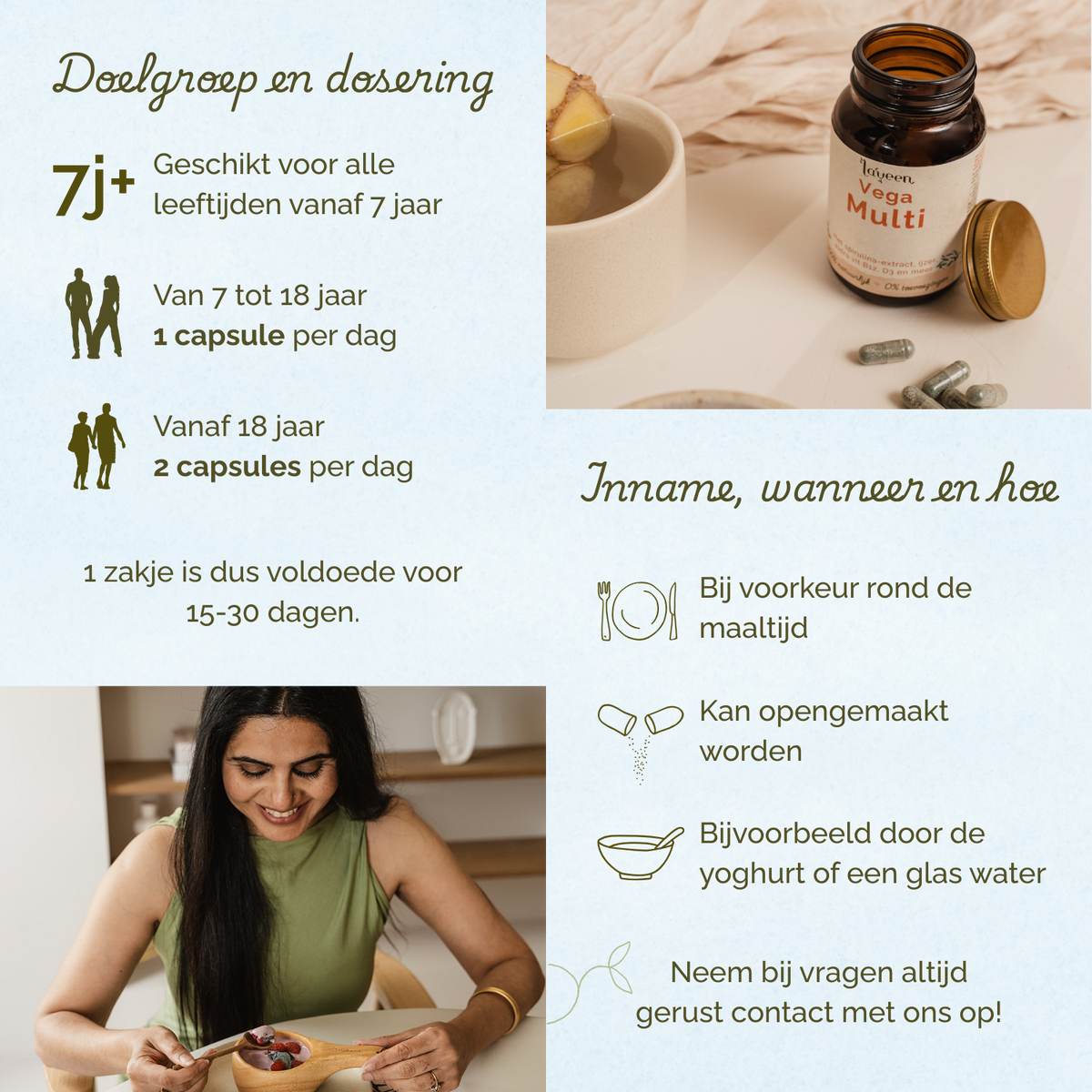 Vega Multi Compleet Navulverpakking - Multivitamine met extra B12 - 30 capsules