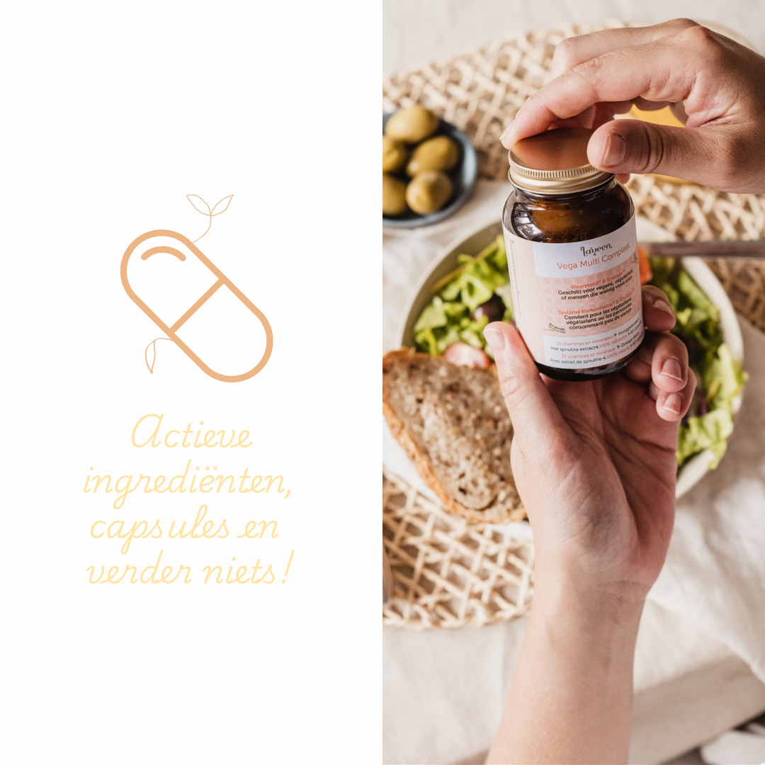 Actieve ingrediënten, capsules en verder niets!