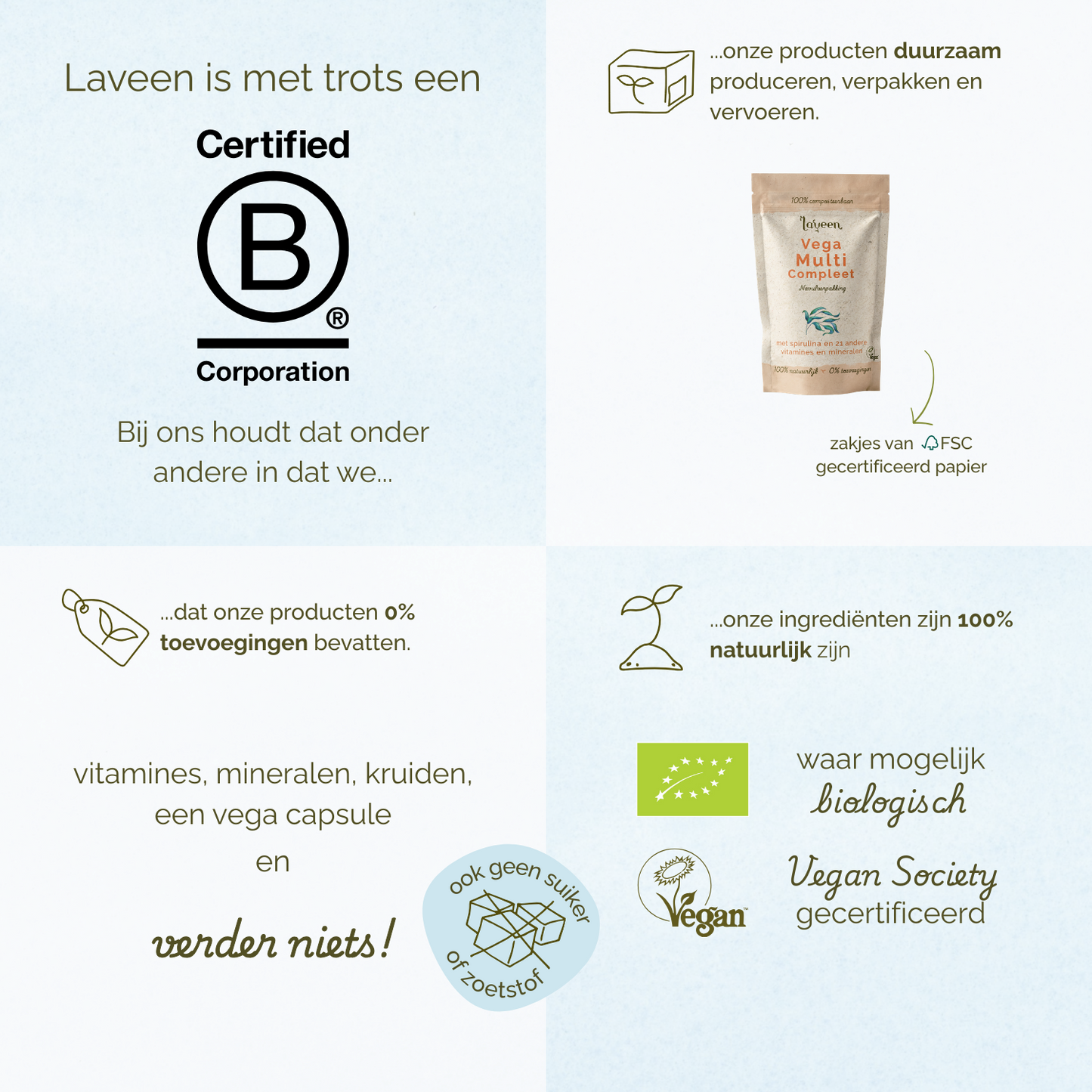 Vega volwassenen - voordeelbundel - navulverpakkingen