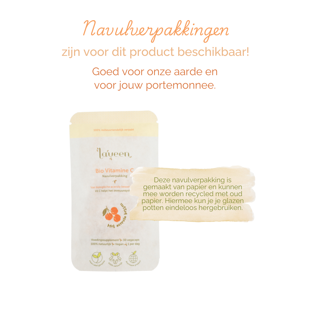 Er zijn voor dit product navulverpakkingen verkrijgbaar.