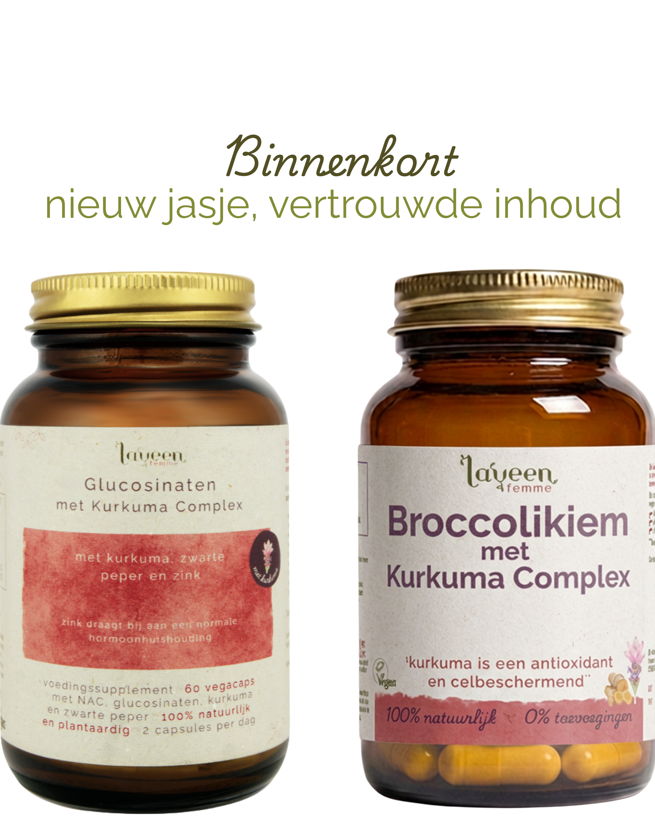 Glucosinaten met Kurkuma complex - Brocollikiem extract