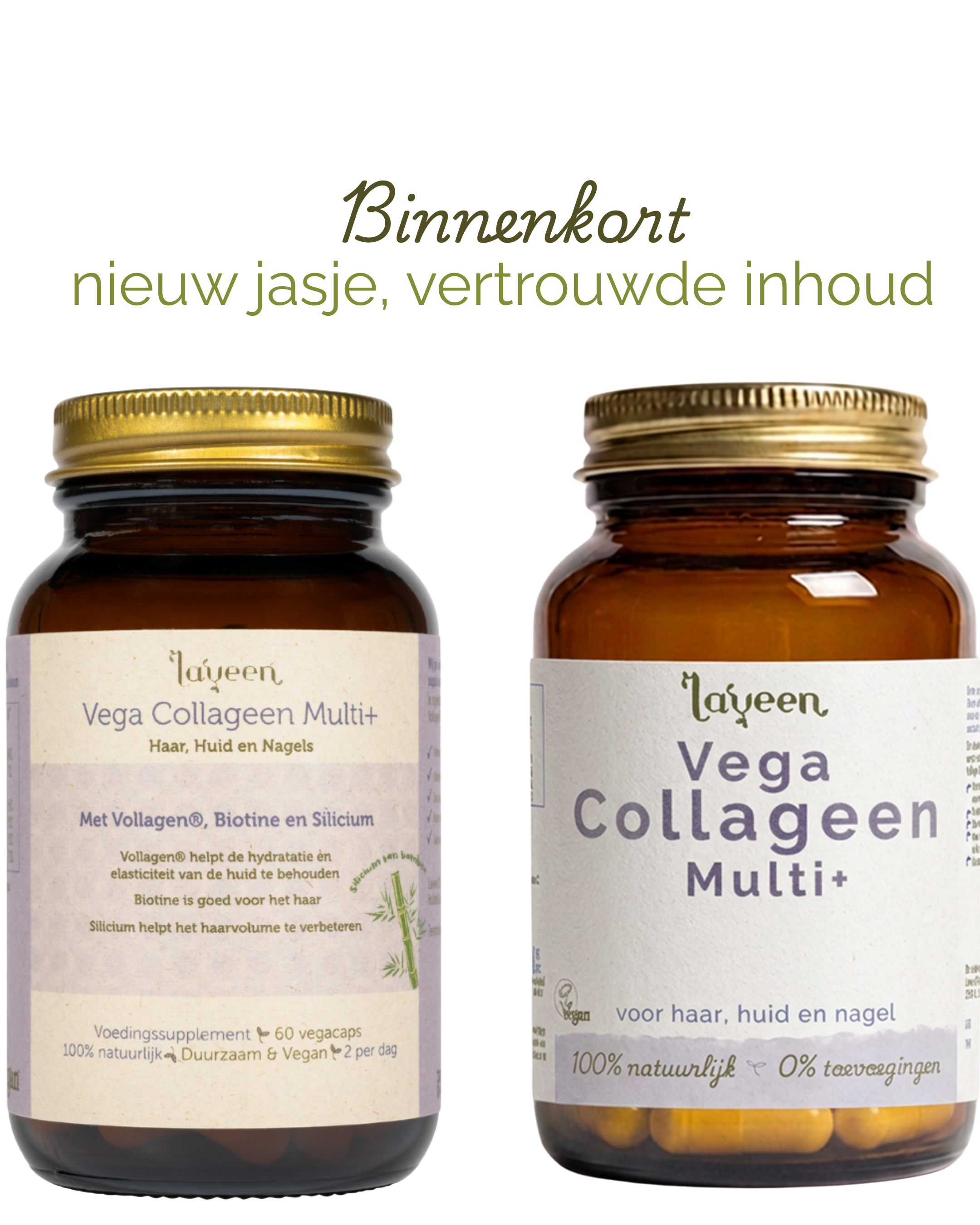 Laveen: Vega Collageen Multi+ voor haar, huid en nagel, met biotine en silicium