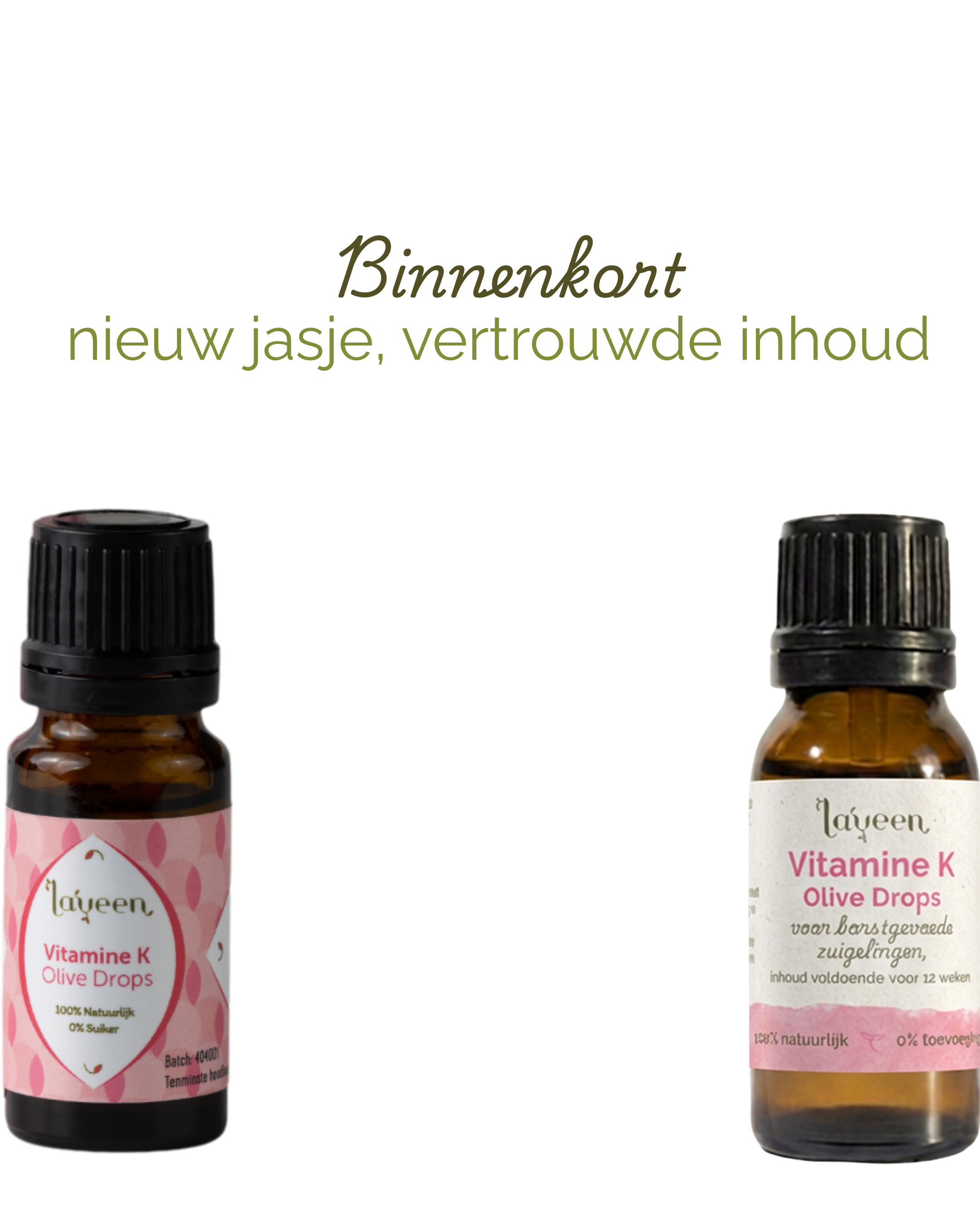 Laveen: Olive Drops Zuigelingen Vitamine K Druppels