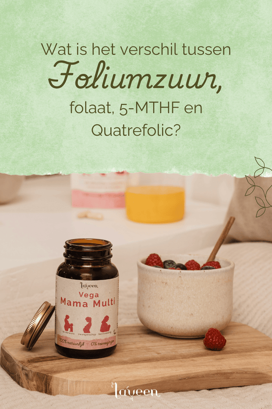 pinterest cover voor het artikel over actief folaat van Laveen