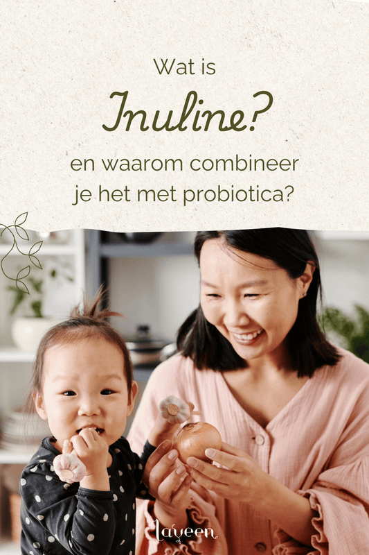 Pinterest cover voor het artikel over Inuline van Laveen