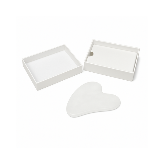 Guasha Witte Quartz voor gezicht