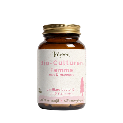 Bio-culturen Femme - Probiotica met D-Mannose voor vrouwen - 30 capsules