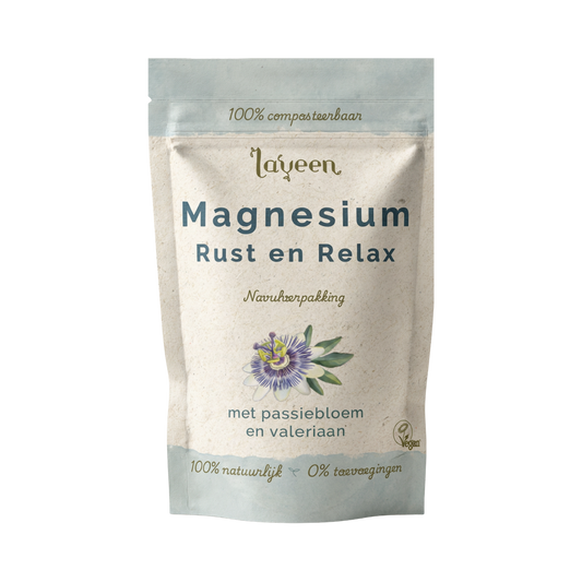 Magnesium Rust & Relax Navulverpakking - Multivitamine magnesiumsupplement - 30 capsules