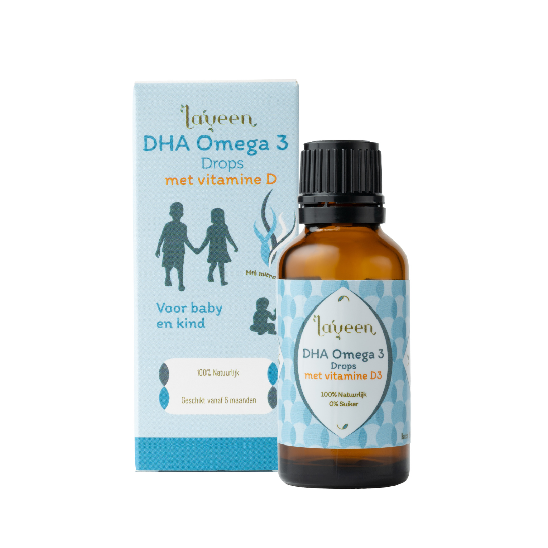 Packshot van de DHA Omega 3 druppels.