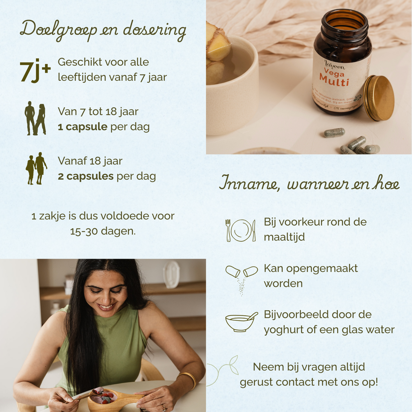 Vega Multi Compleet Navulverpakking - Multivitamine met extra B12 - 30 capsules