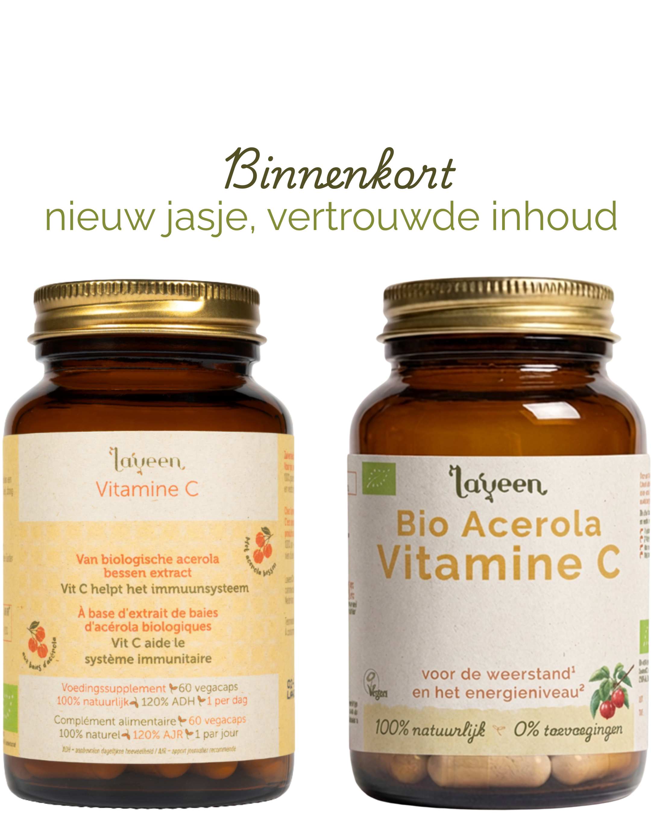 Laveen: Vitamine C Bio Acerola – 100% Biologisch – Vitamine C Capsules